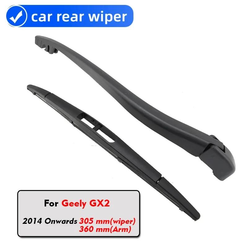 Car Rear Wiper Blades Back Window Wipers Arm For Geely GX2 Hatchback (2014-) 305mm Auto Windscreen Blade Accessories