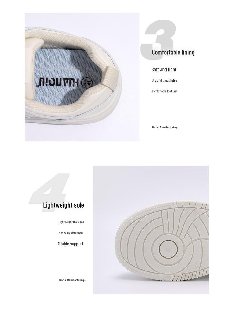 Men's Thick-Soled Height-Boost Sneakers - Trendy Retro Black Low-Top Sports Casual Shoes (ZHQ-ZL8963)