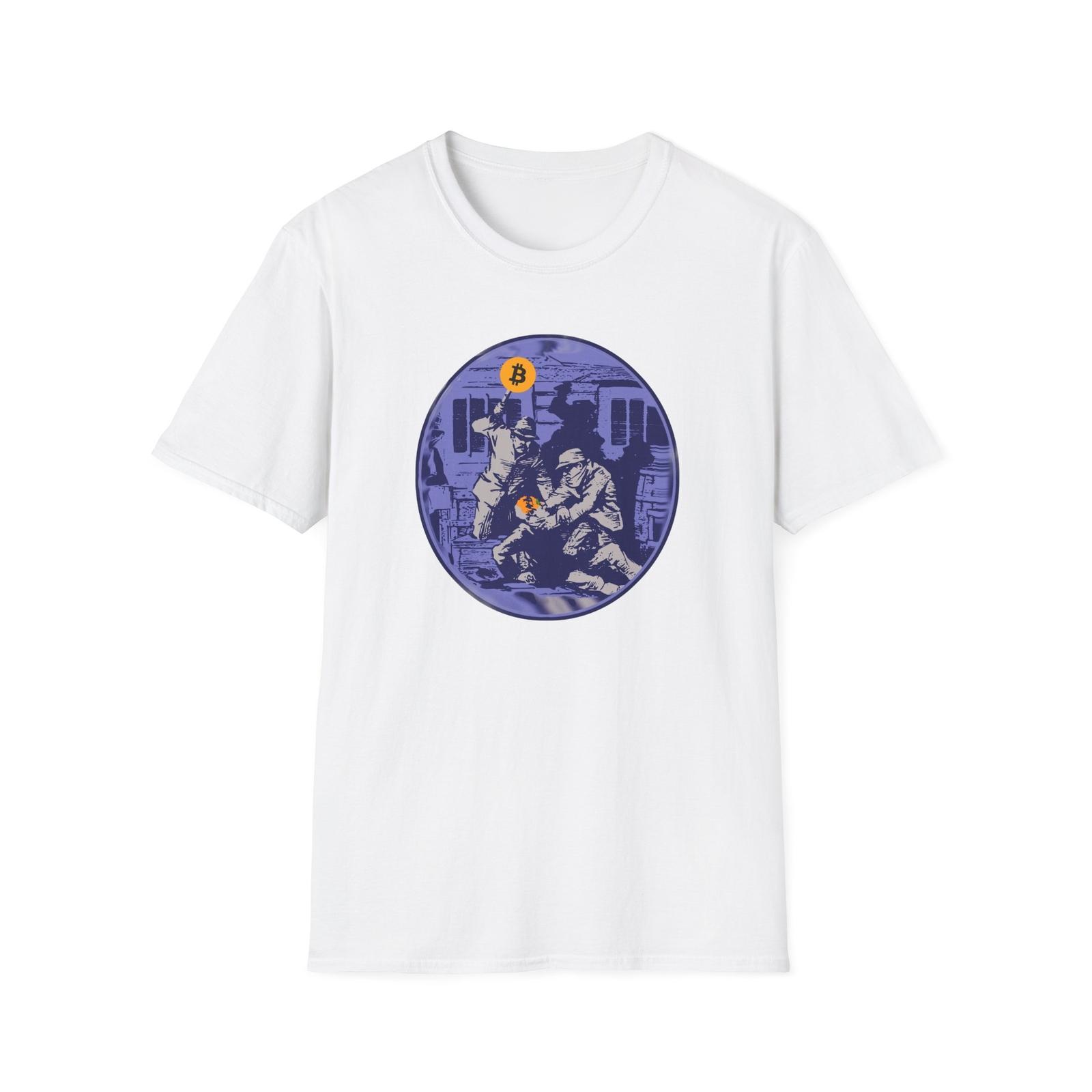 Bitcoin Beating T-Shirt (BTC, Crypto, Invest, HODL) S