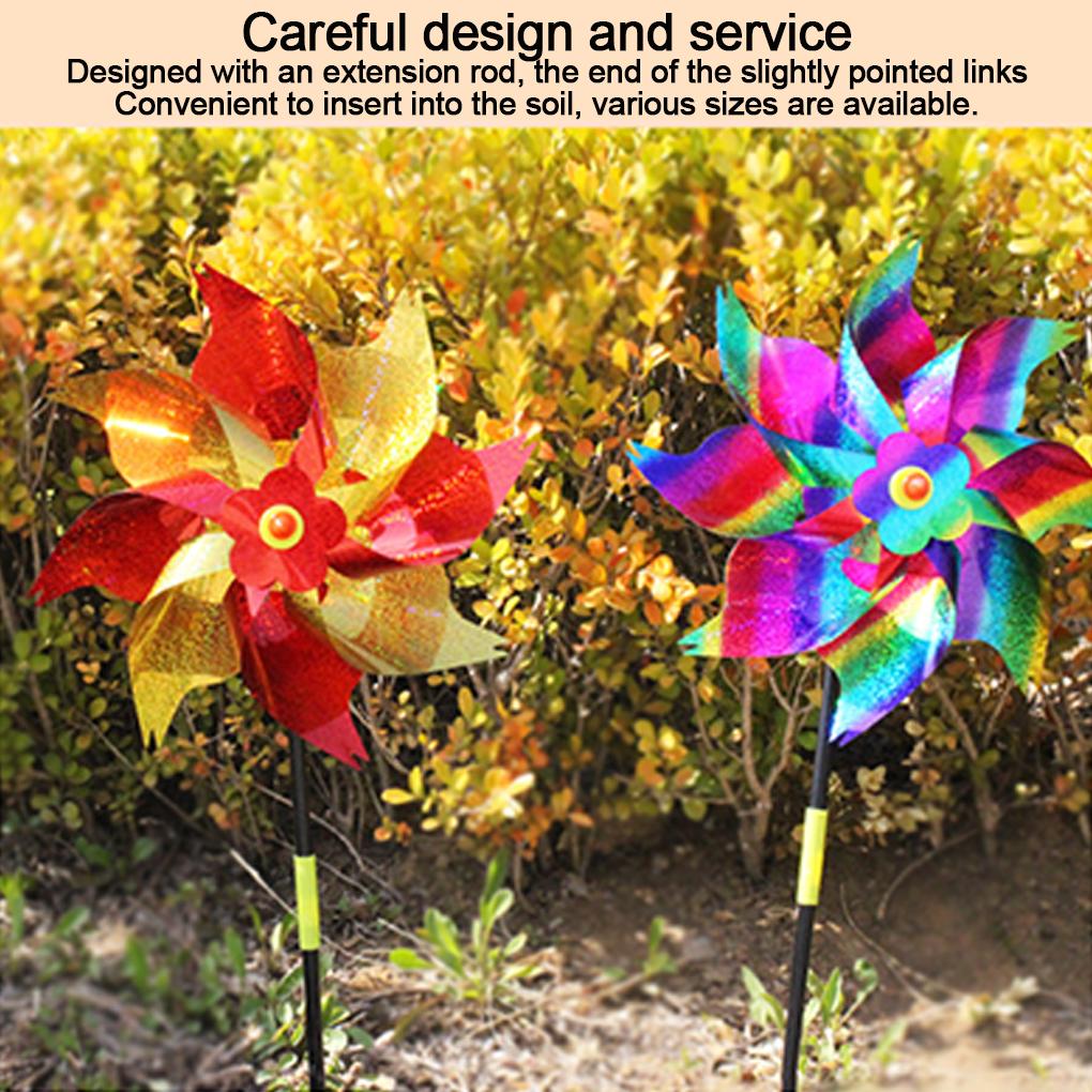 10piece Yard Windmill Bird Repeller Scare Birds Away Effectively Windmill Garden Bird Scare Pinwheel