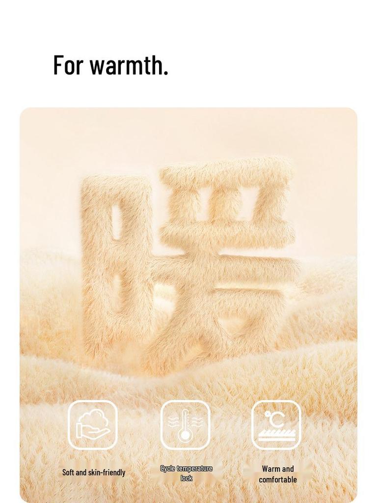 Men's & Women's PU Waterproof Velvet-Lined Indoor/Outdoor Winter Cotton Slippers