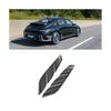 For Hyundai IONIQ 6  + Car Rear Fog Lights Lamp Strips Trim Cover Stickers Rear Bumper Spoiler