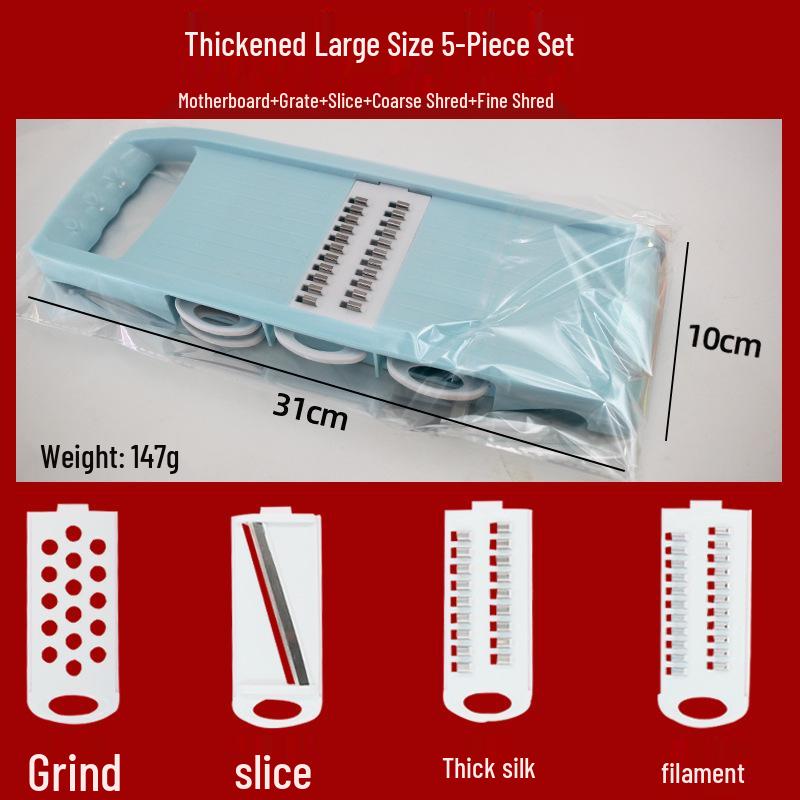 Multifunctional Stainless Steel Vegetable and Fruit Grater Shredder Kitchen Tool.