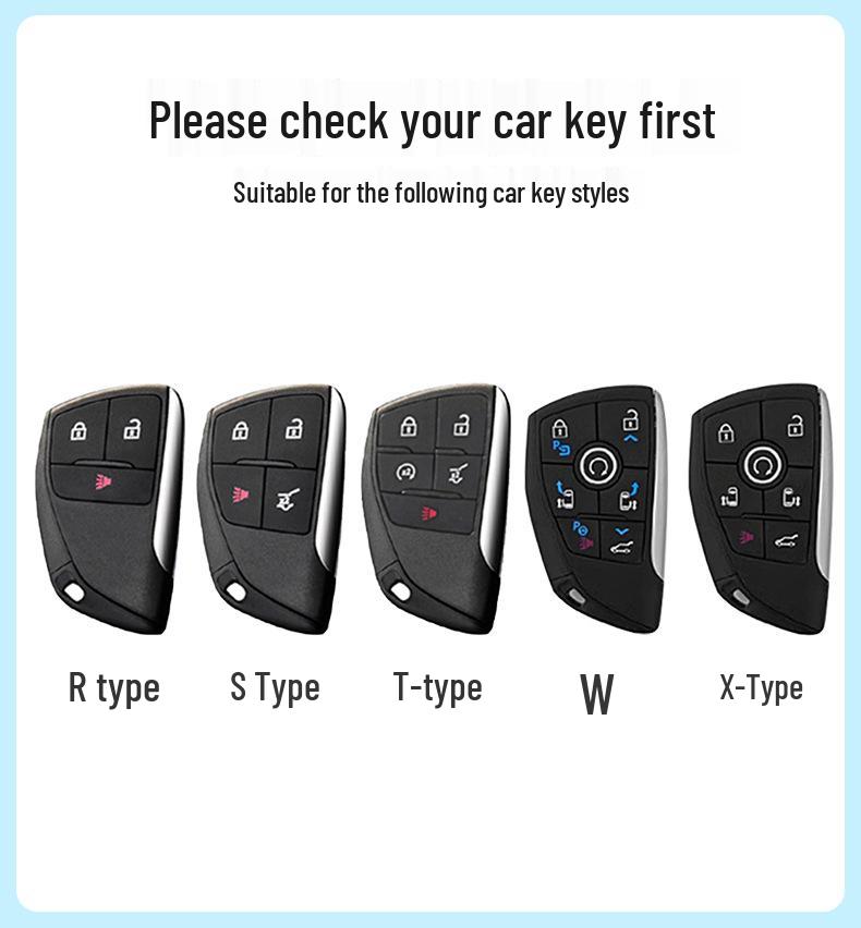 Buick GL8, Envision, LaCrosse, Enclave 3D Key Cover with Clip