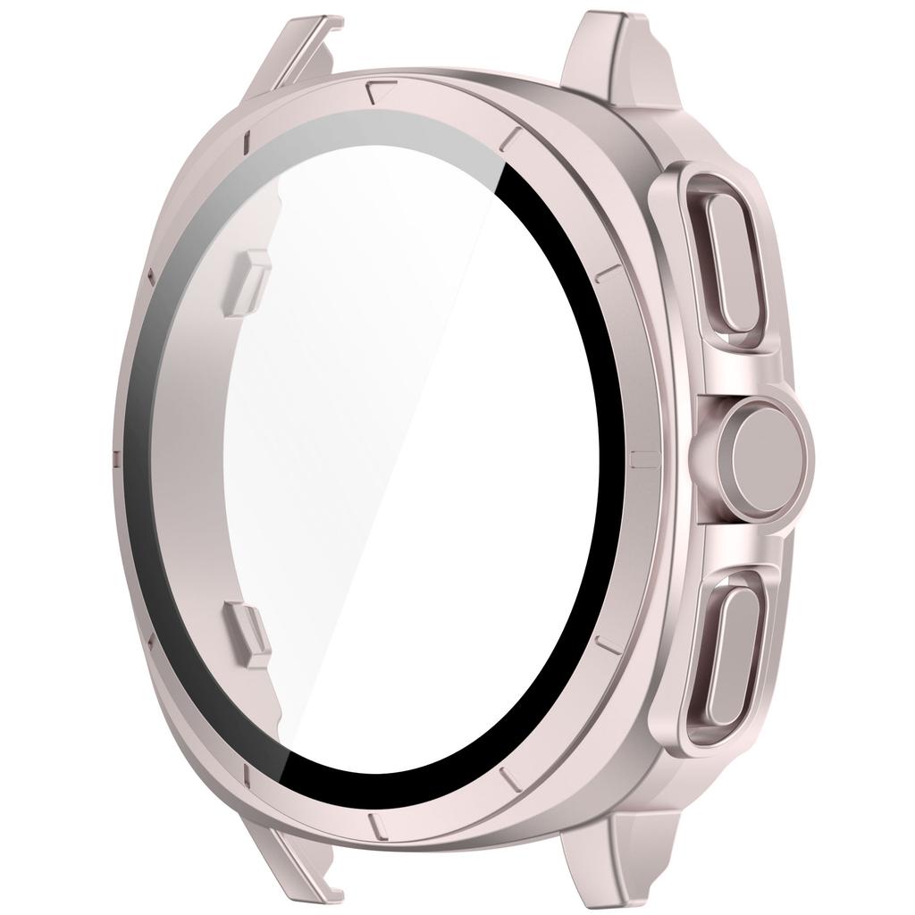 Glass+Case for Samsung Galaxy Watch 7 44/40mm Turning into Ultra 47mm Upgrade All-Around Protective Protector Cover Bumper