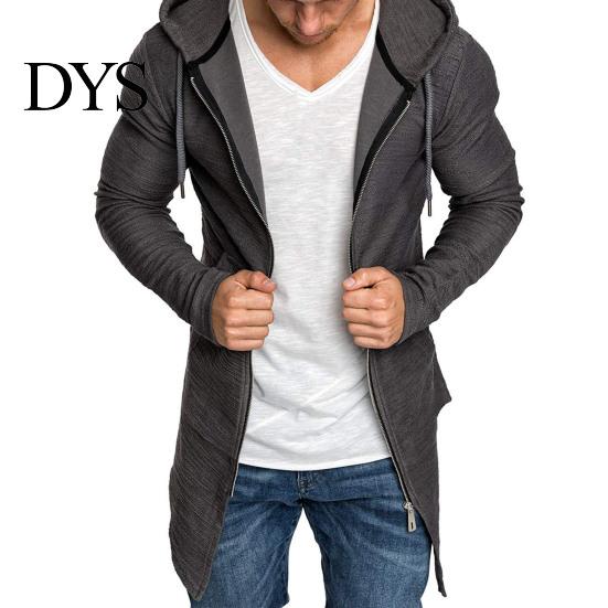Felpe Morbide con Zip a Manica Lunga Cardigan Casual Lungo da Uomo per Giacca da Esterno