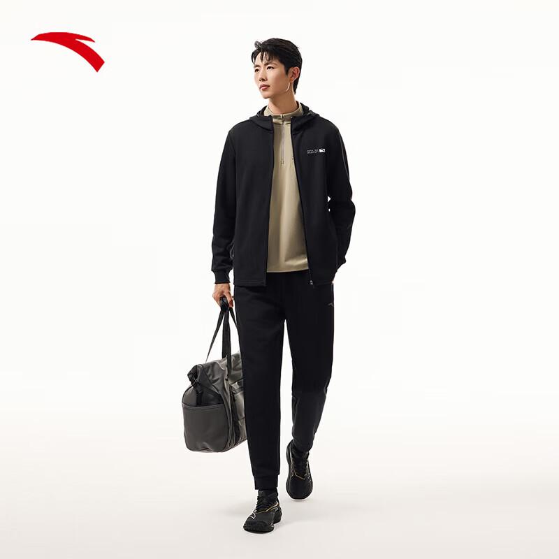 Anta Men s Windproof Quick-Dry Hooded Sports Jacket L