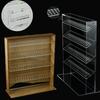 Clear Multilayer Jewelry Holder Acrylic Earring and Necklace Display Board Transparent Accessories Storage Organizer