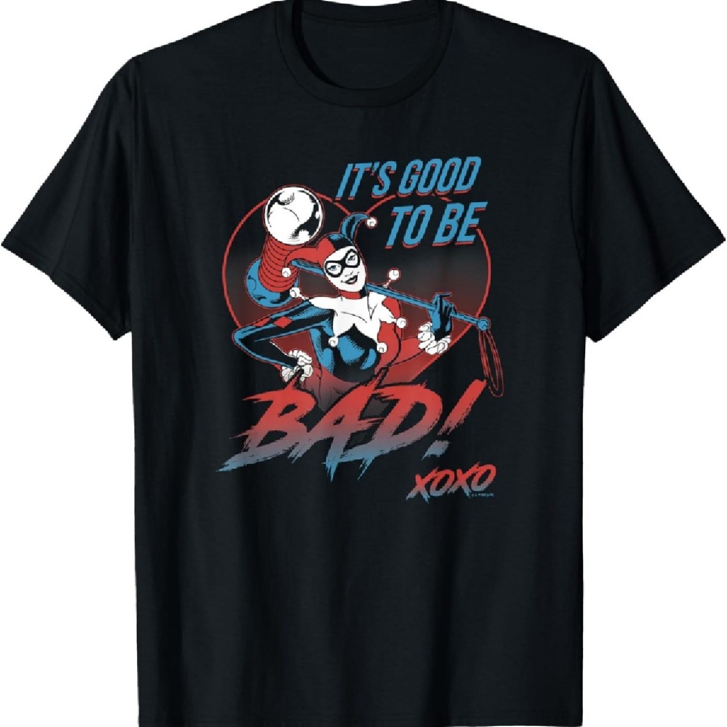 

Футболка DC Comics Бэтмен Харли Квинн Плохая Цитата S