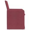 Dining Chairs 2 Pcs Burgundy 57 X 67 X 95 Cm Fabric