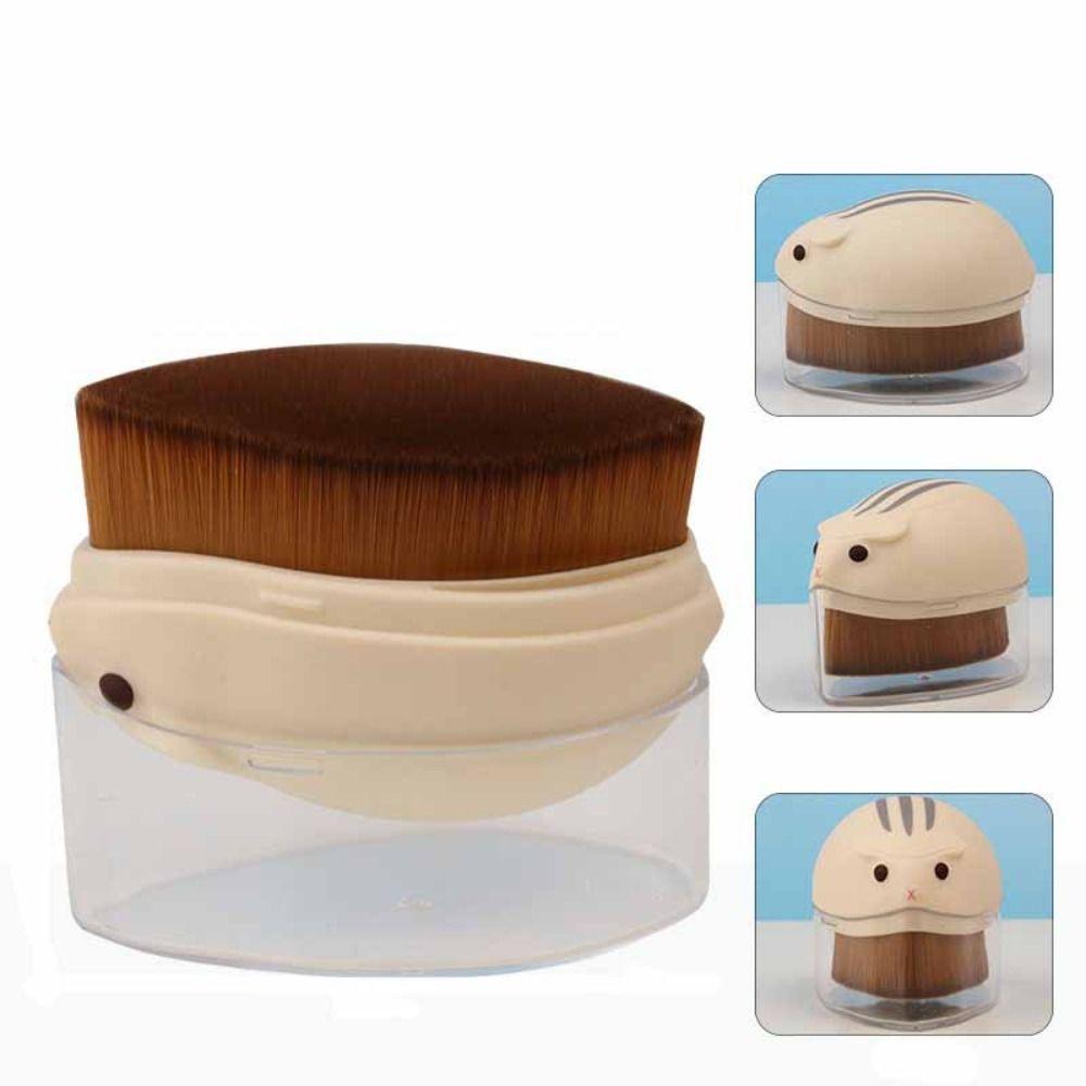 Plush Foundation Brush Cosmetics Wash Face Brush Mini Powder Blusher Brush  Travel