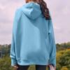 Women's Fashion Casual Solid Color Long Sleeve Hoodie