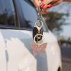 Sparkling Rhinestone Butterfly Keychain Women Girls Car Key Ring Holder Backpack Pendant Purse Bag Charm Decoration Accessories