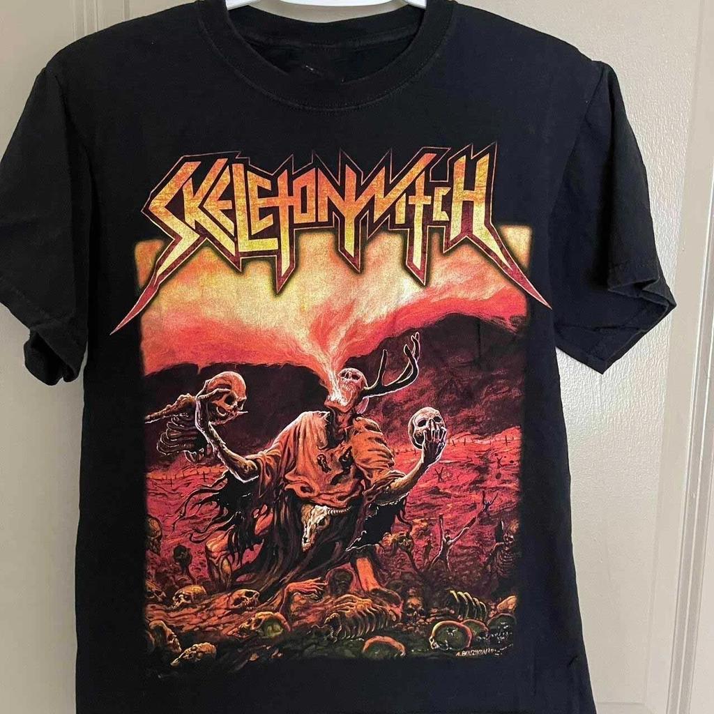 Skeletonwitch Breathing The Fire Shirt Black Unisex S-4XL