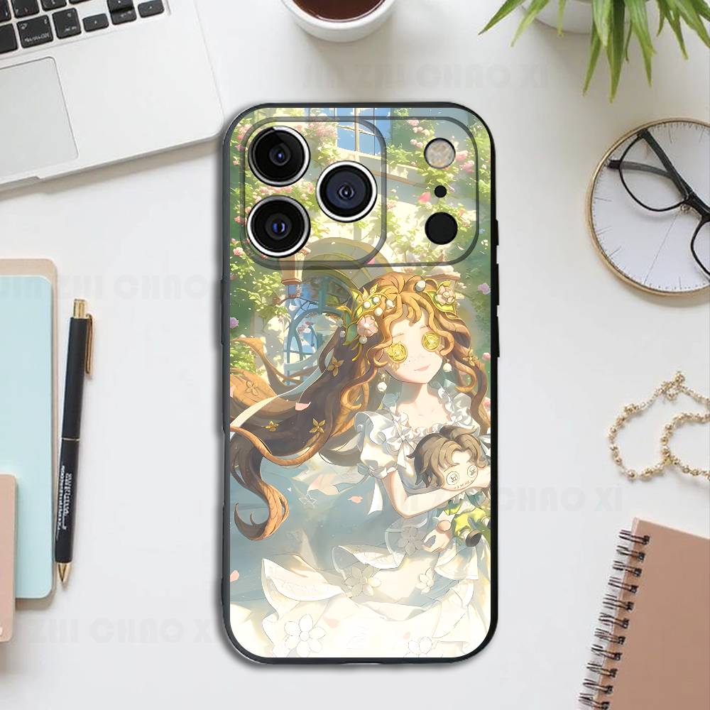 

Identity V Game Black Phone Case For IPhone 17 16 15 14 13 12 13 12 11 Pro Max Plus XS XR Silicone Soft Back Cover iPhone16e