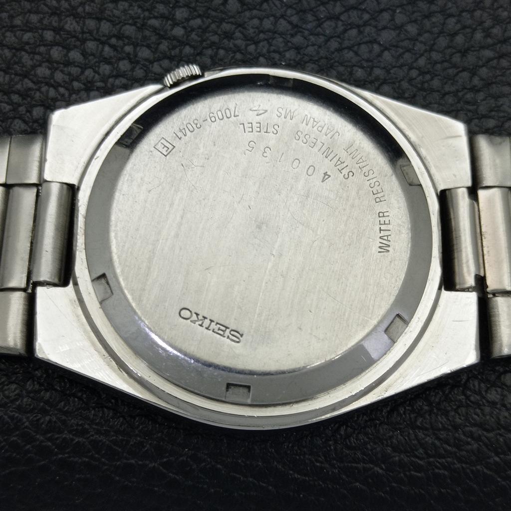 GENUINE VINTAGE SEIKO 5 AUTOMATIC JAPAN 7009A MENS GREEN DIAL WATCH a701395-5 R206a-a701395