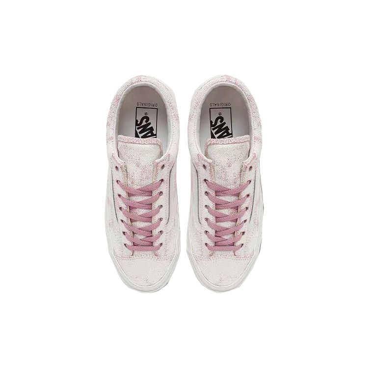 Vans OG Style 36 LX Distress White Pink Unisex Tenisky Vícebarevné VN0A4BVEWTM