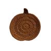 Handmade Crochet Pumpkin Shaped Cup Mat Knitted Yarn Insulation Coaster for Mug Halloween Festival Table Decor