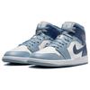 Air Jordan 1 Mid Diffused Blue Donna Sneakers Sail Blue-Grigio BQ6472-140