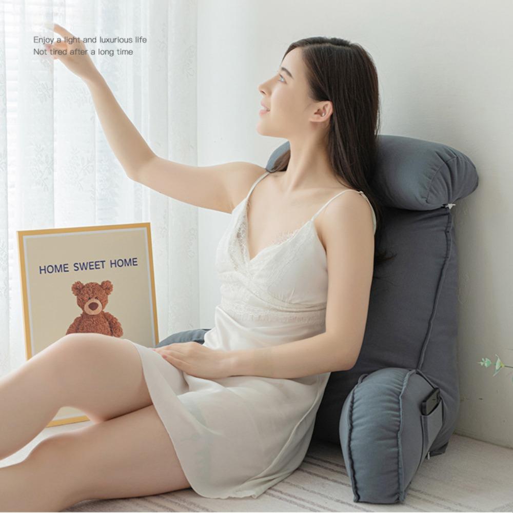 Headboard Pillow Reading Large Bolster Backrest Positioning Support Body Wedge Sleeping Pillow for Bed Headboar Home Accessories