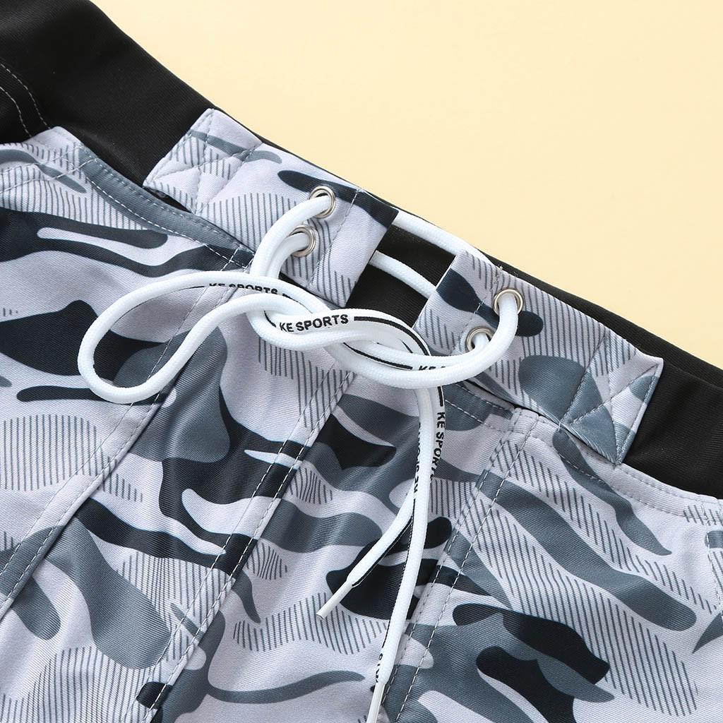 Men's Swimwear Running Surfing Sports Beach Camouflage Shorts Trunks Board Pants