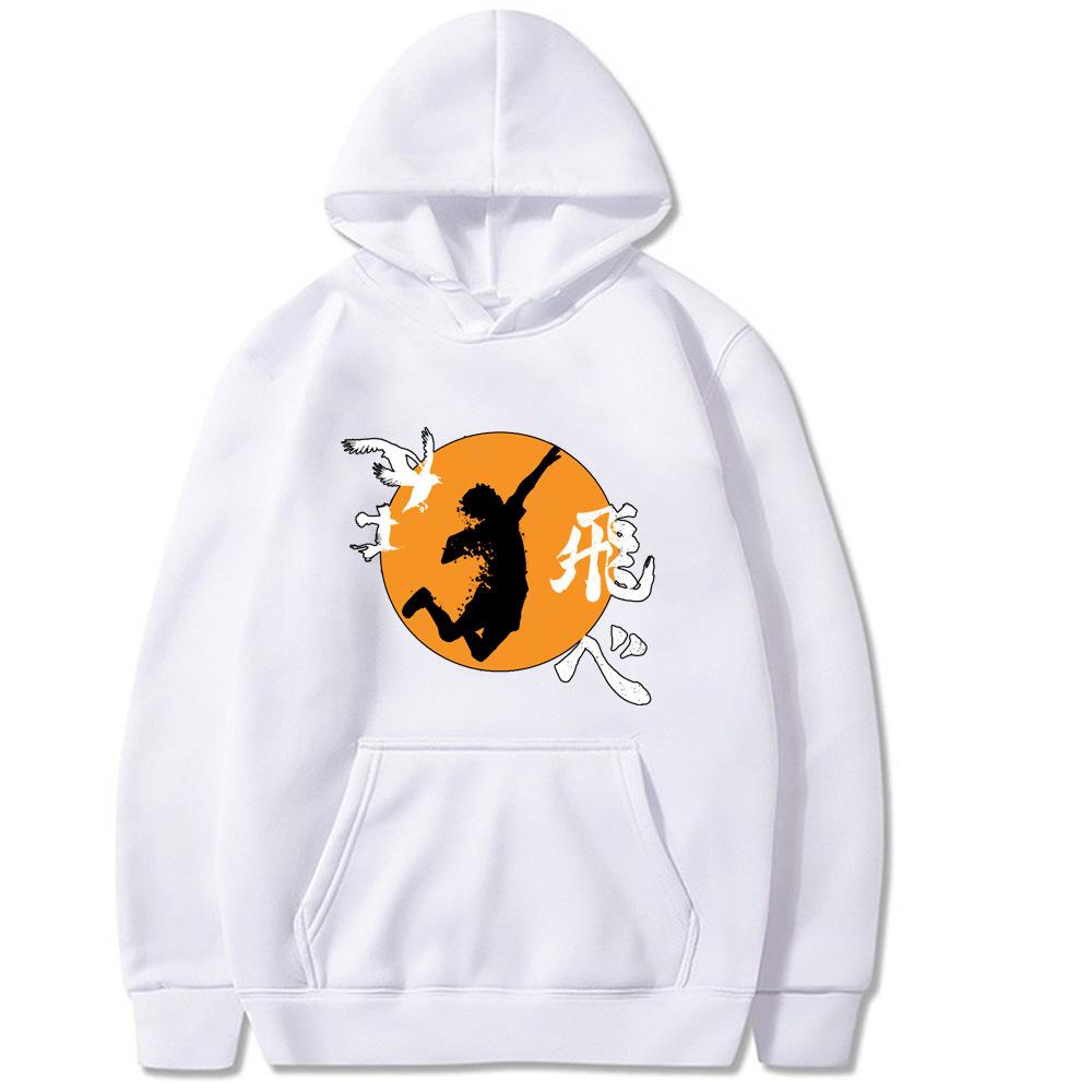 Haikyuu Anime Graphic Harajuku Hoodie Men's and Women's Harajuku Pullover Street Wear Unisex Autumn Winter Plushed