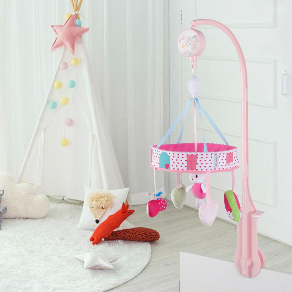 Rotierendes Kaninchen Musik Baby Plüschtier Hängend Cartoon