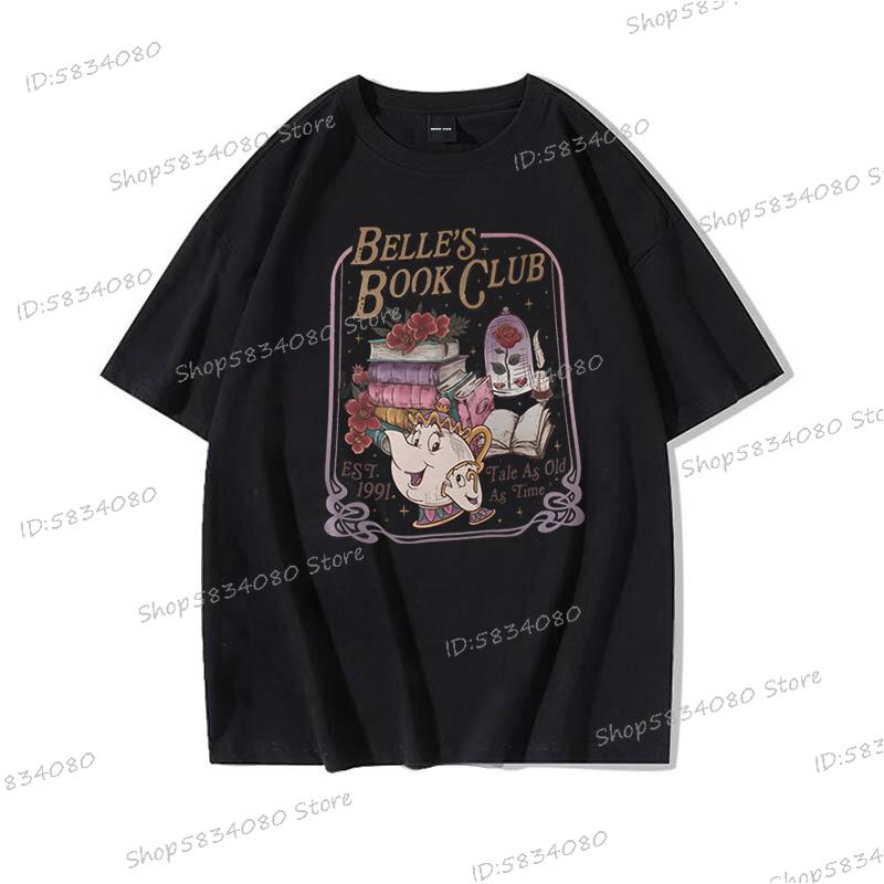 Book Club Graphic Shirts Women Fashion Casual Tops Book Lover Gift Girls Clothing Book Cafe Shirt Comfort Colors Soft Cotton Tee