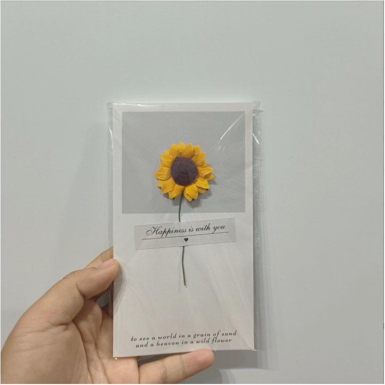 All-Occasion Dried Flower Greeting Cards: Christmas, New Year's, Birthday, Teacher's Day, Graduation, Valentine's Day, and Thank You Cards