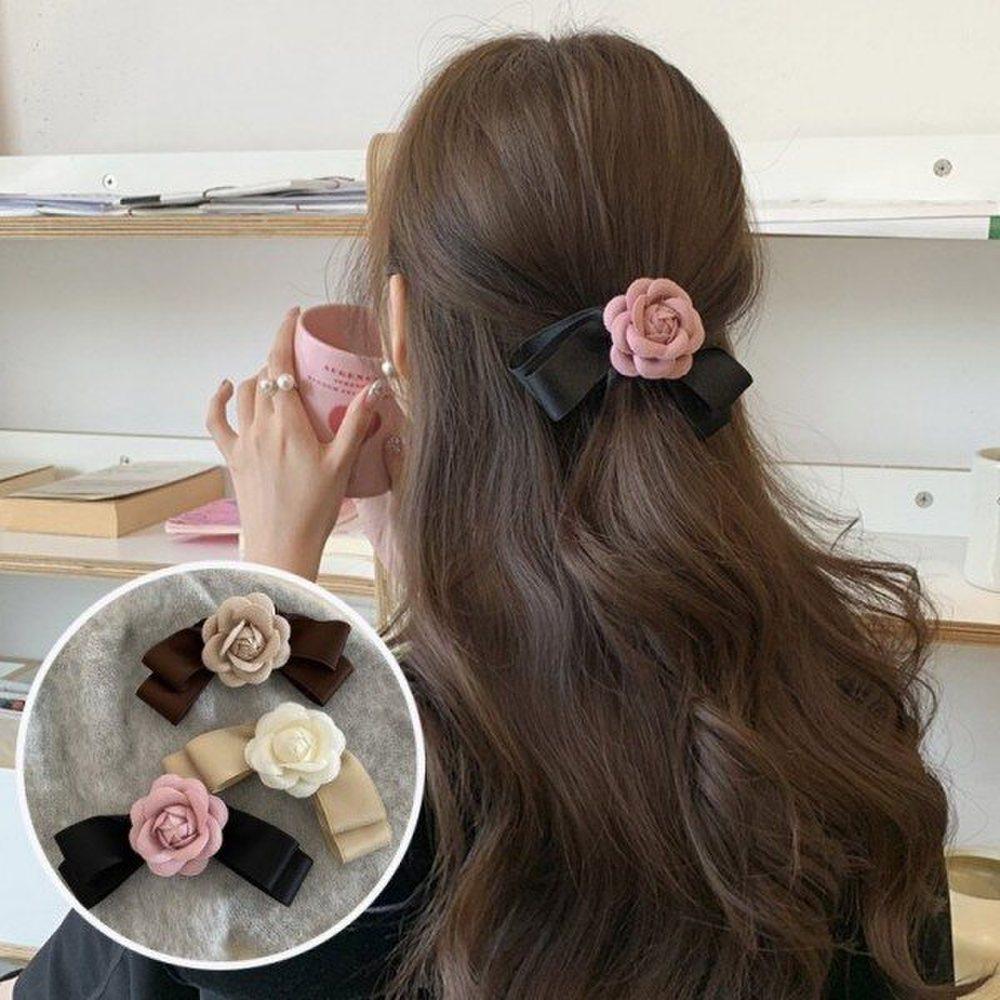 Mno Pretty Flower Ribbon Hair Clip Urd-303