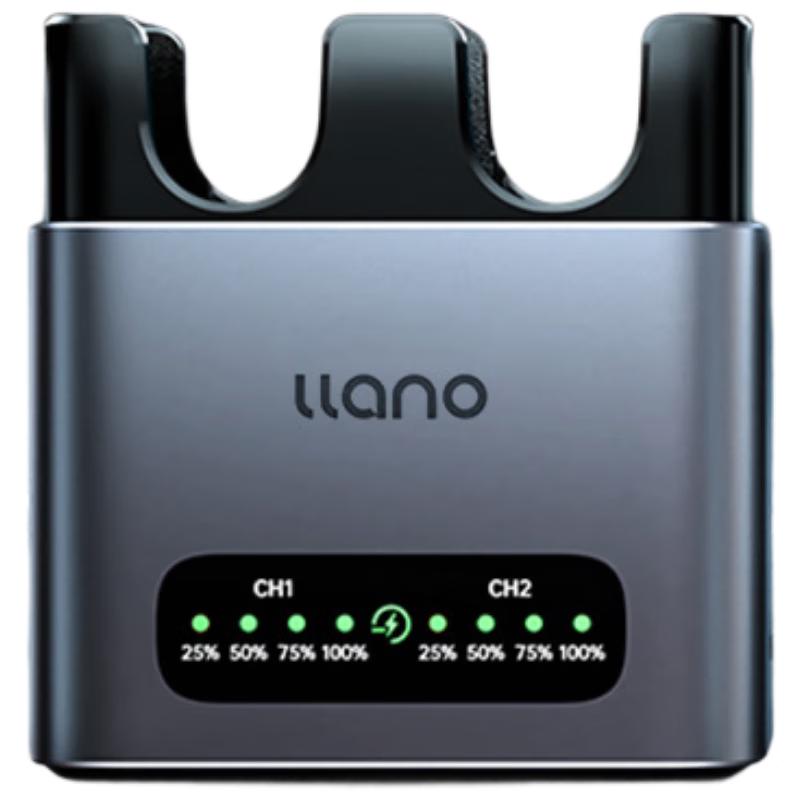 Llano Lightweight Aluminum Fast Charger for Canon LP-E6NH Battery CN plug (adapter included)