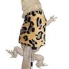 24TE Small Animals Vest Suit with Leash Reptiles Costume BeardedDragon Warm Clothing