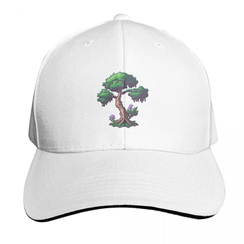 pixelated terraria tree Baseball Cap Luxury Hat Golf Hat Unisex cute Luxury Unisex cap Womens Beach Visor Unisexs