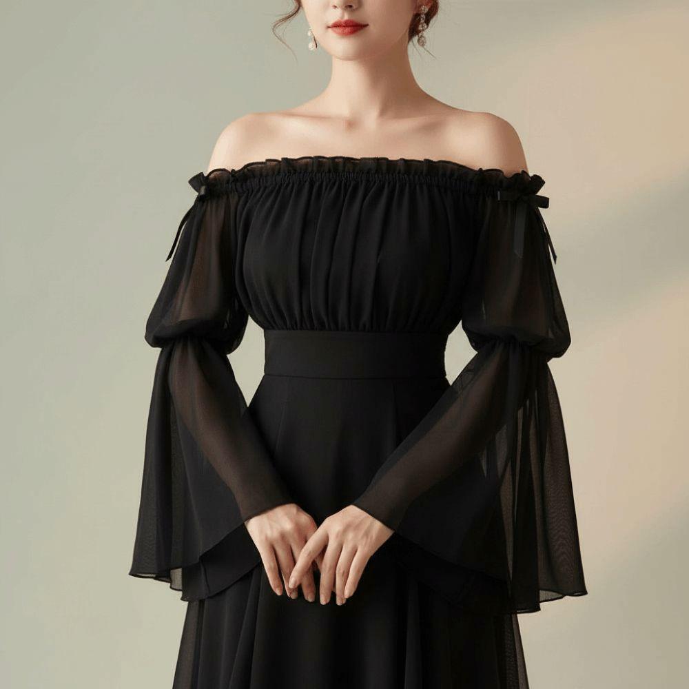 1 Pair Flare Shape Arm Covers Elastic Band Detachable Cuffs Fake Sleeves Summer Outfit