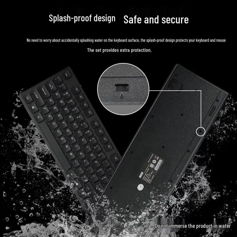 Lenovo KM200 Wired Keyboard and Mouse Combo