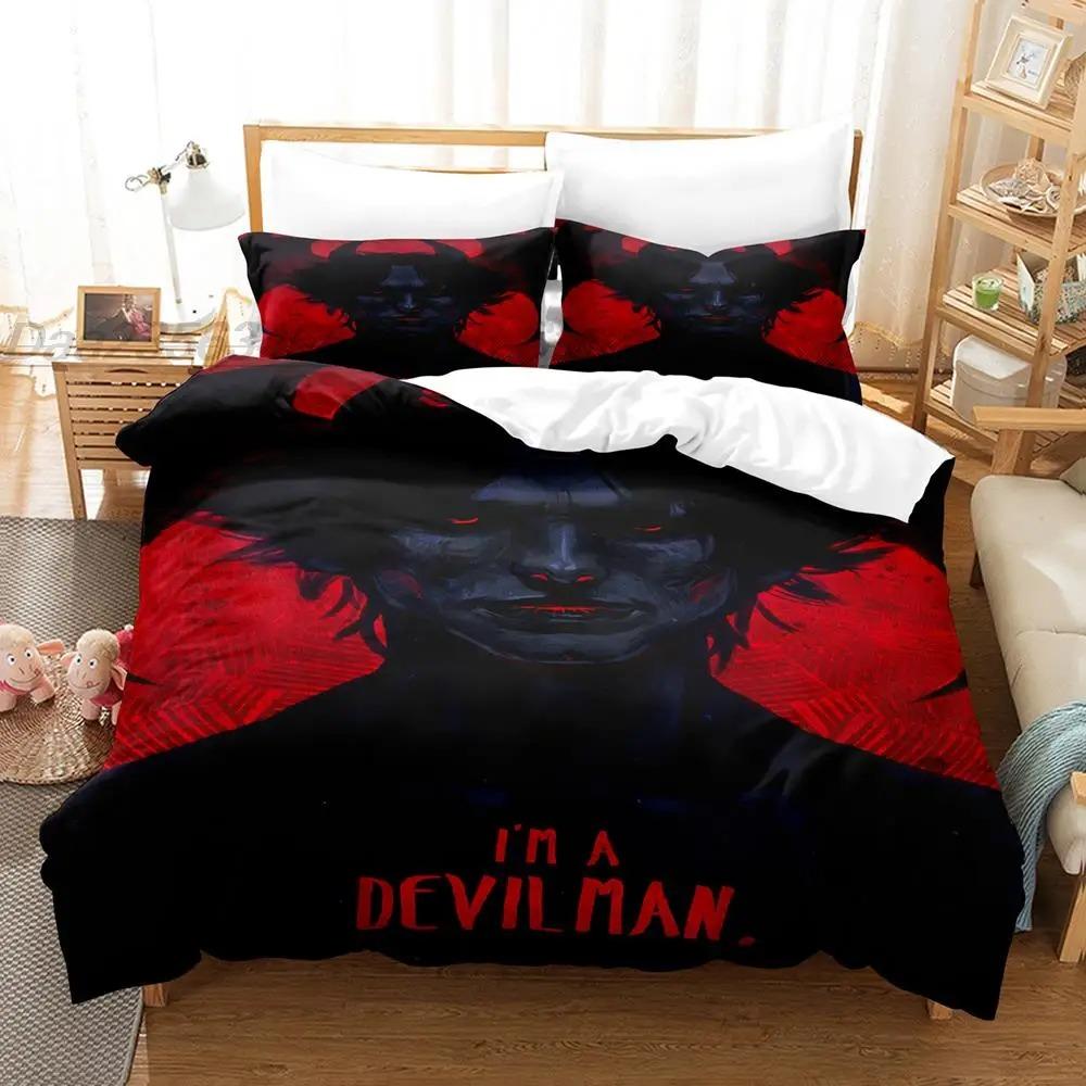 

Комплект постельного белья Devilman Crybaby Single Twin Full Queen King Size Комплект постельного белья Aldult Kid Bedroom Duvetcover Sets 3D Anime kawaii постельное белье 70x133cm 2pcs