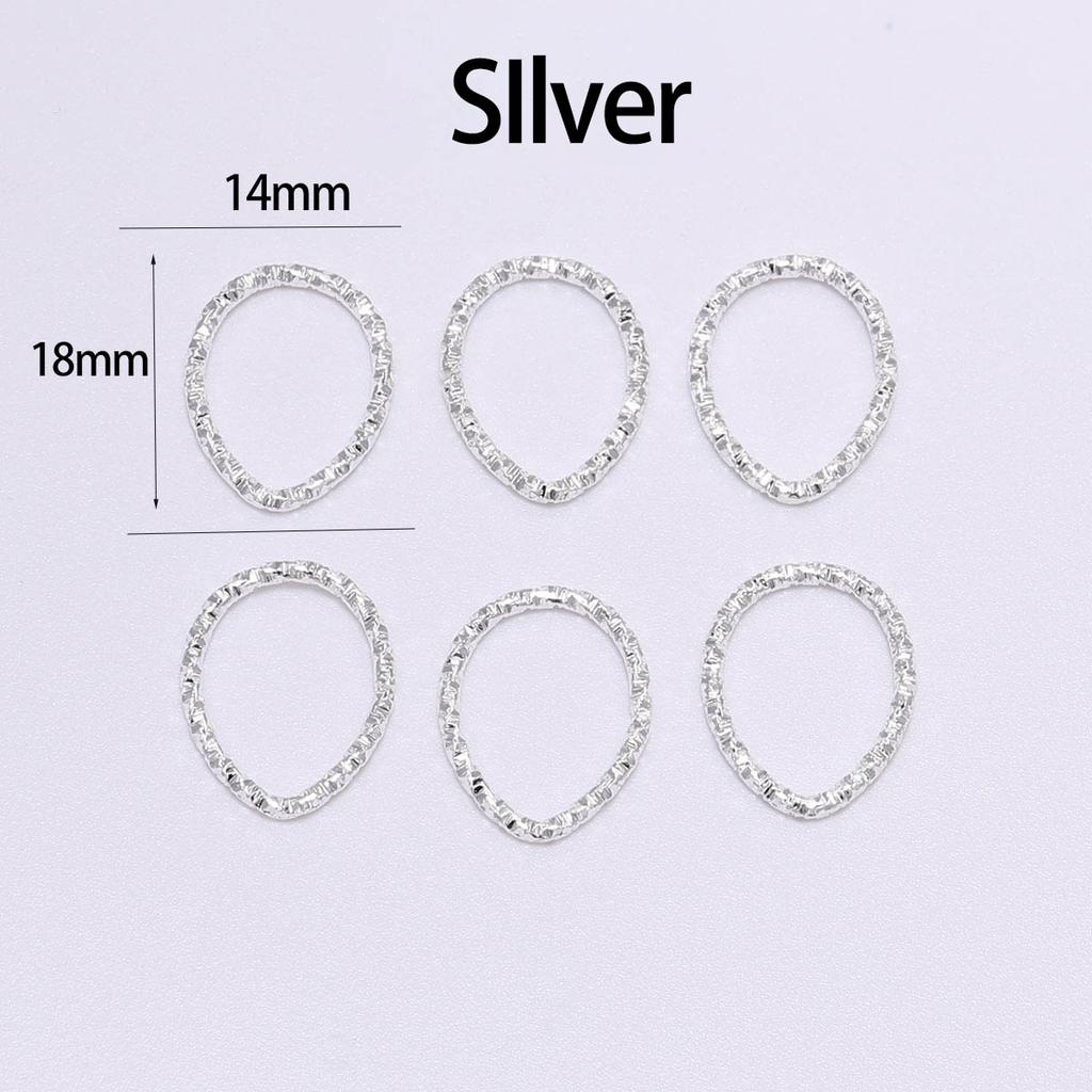 30-100 Stück/Los 8-20 mm Goldene Biegeringe Runde Gedrehte Sprengringe Verbinder Für DIY Schmuckzubehör Herstellungsbedarf