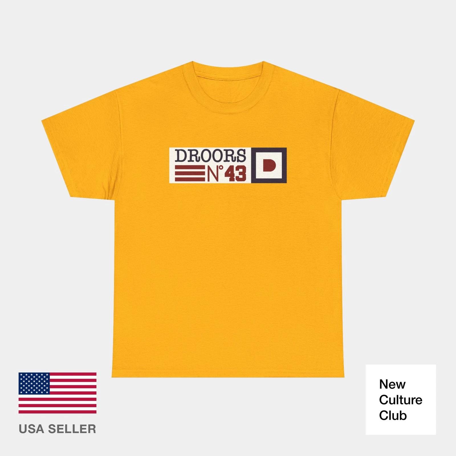 Droors N°43 Nautical Heritage Logo Classic 90s Skateboarding T-Shirt Print M