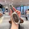 Leather Car Key Case Remote Cover Shell Bag Holder Fob For Mercedes Benz A B C E S Class S400L CLA CLS GLC GLE GLS EQE EQS AMG