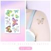 Ruikalong Cartoon Mermaid & Butterfly Glitter Tattoo Stickers for Children