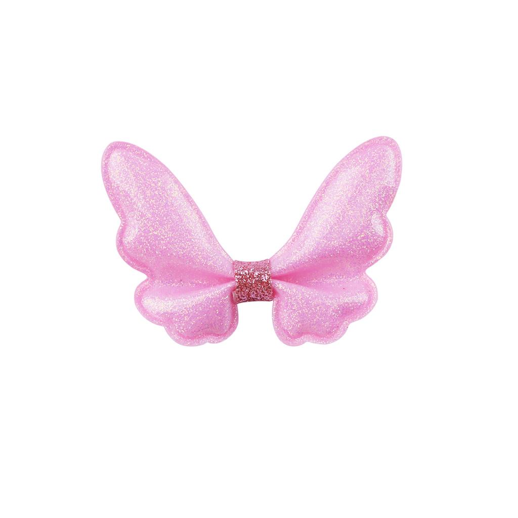 Glitter Mini Butterfly Hair Clips for Baby Girls Sparkly Colorful Hair Accessories Women Cute Small Tiny Clips Hair Accessories