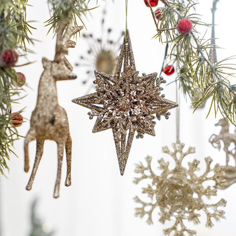 Christmas tree pendants, pendants, Christmas decorations in a festive atmosphere