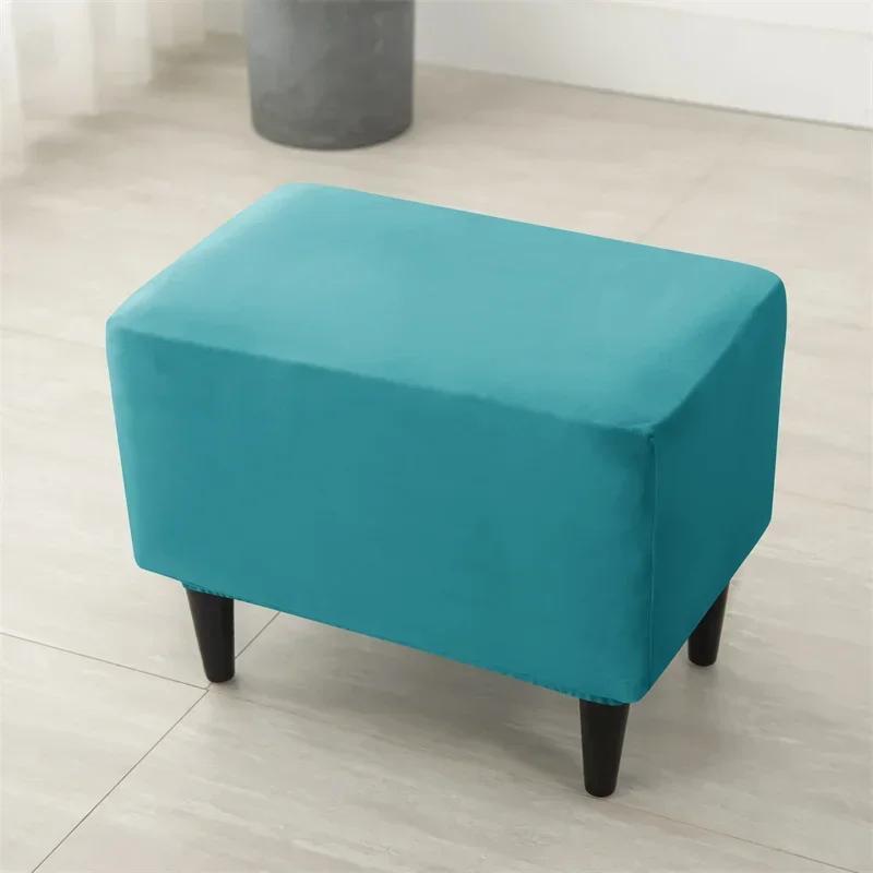 Velvet Wing Chair Cover Stretch Wingback Armchair Sofa Covers With Seat Cushion Cover Solid Sofa Slipcovers Kingback Sofa Covers