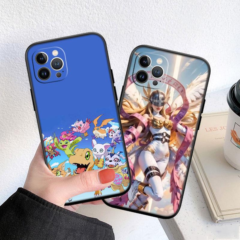 PP23 D-Digimons Soft Shell Phone Case for OPPO A40 A60 A80 A15 A16 A16K A12 A17 A17K A54 A54S A53 A53S A55 A56 A57 A98 F23