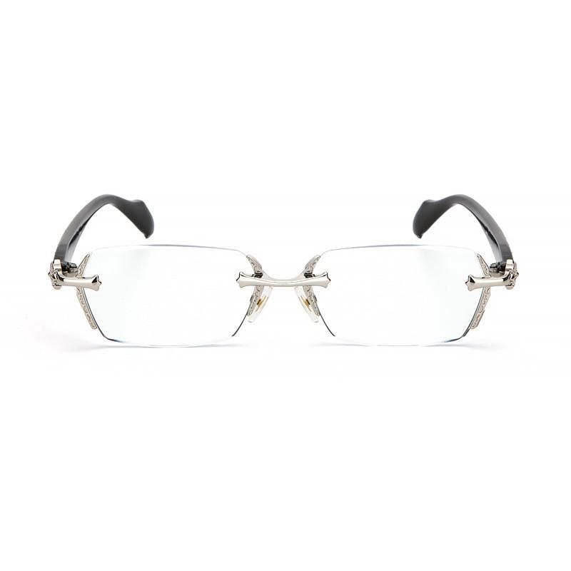 

2024 Ретро Безрамные Ультралегкие Женские Мужские Очки Для Чтения Блокирующие Синий Свет Компьютерные Очки Для Пресбиопии Очки +1.0..+4.0 +250 серебряный