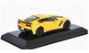 Corvette Diecast Model 1/43 CORVETTE Z06 2017 (Yellow) with Case [Parallel Import]