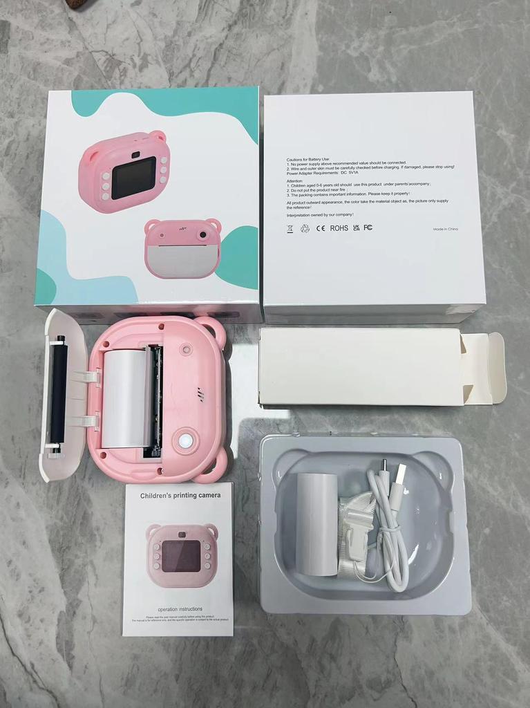 Y600 Kids Polaroid Camera: Digital Photo Toy for Girls