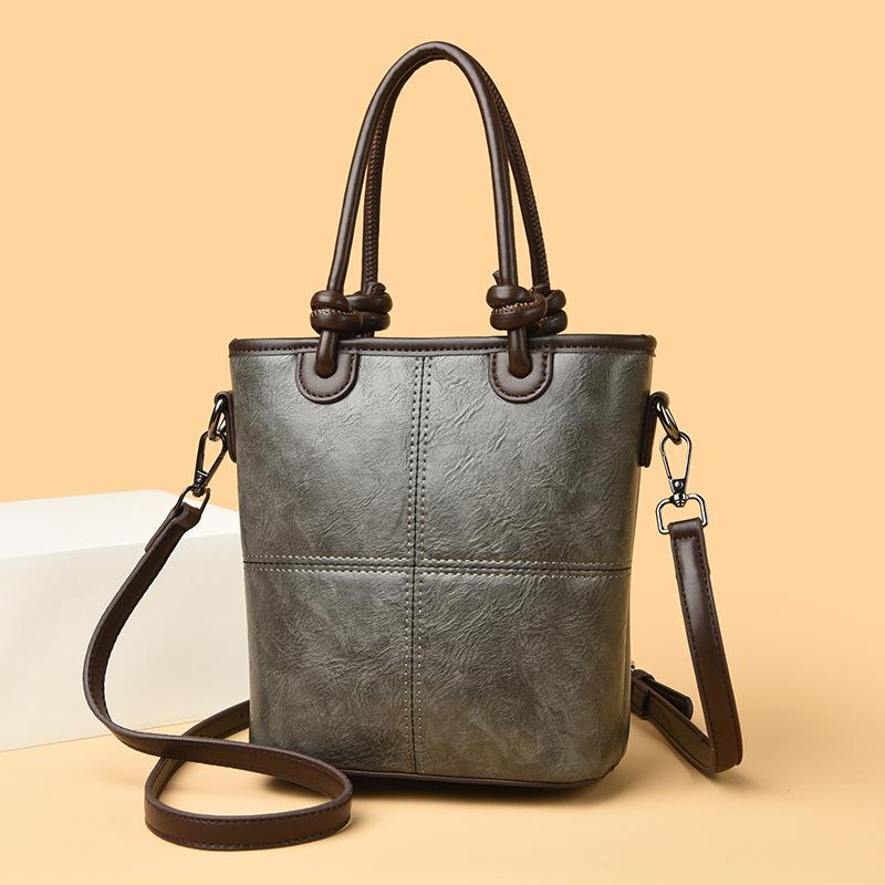 Fashion Shoulder Bag, Women's Bucket Bag, Women's Elegant Handbag