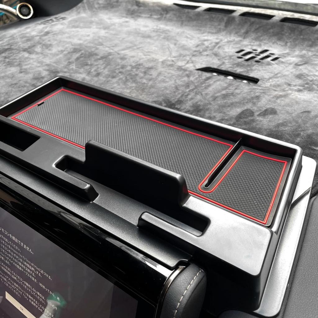 CGP Dashboard Tray Set for 40 Series Alphard and 2 with Smartphone Holder Multi-Function Vellfire, Mats, (HN09-T13807A-RBK)