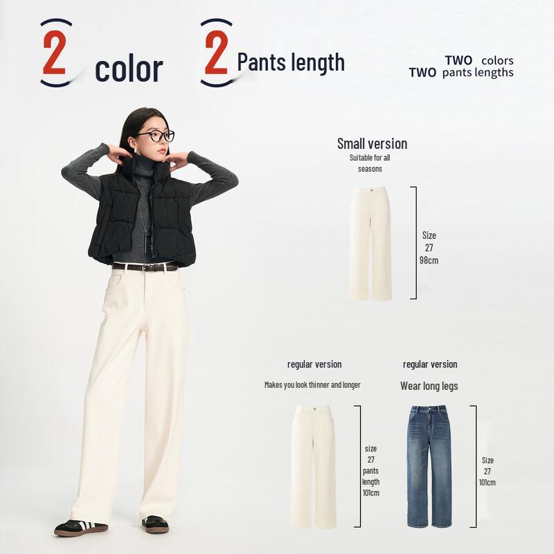 YERAD Women's Loose Fit Straight-Leg Jeans